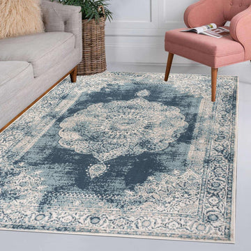 Kelly rosalia Cottage Medallion Area Rug